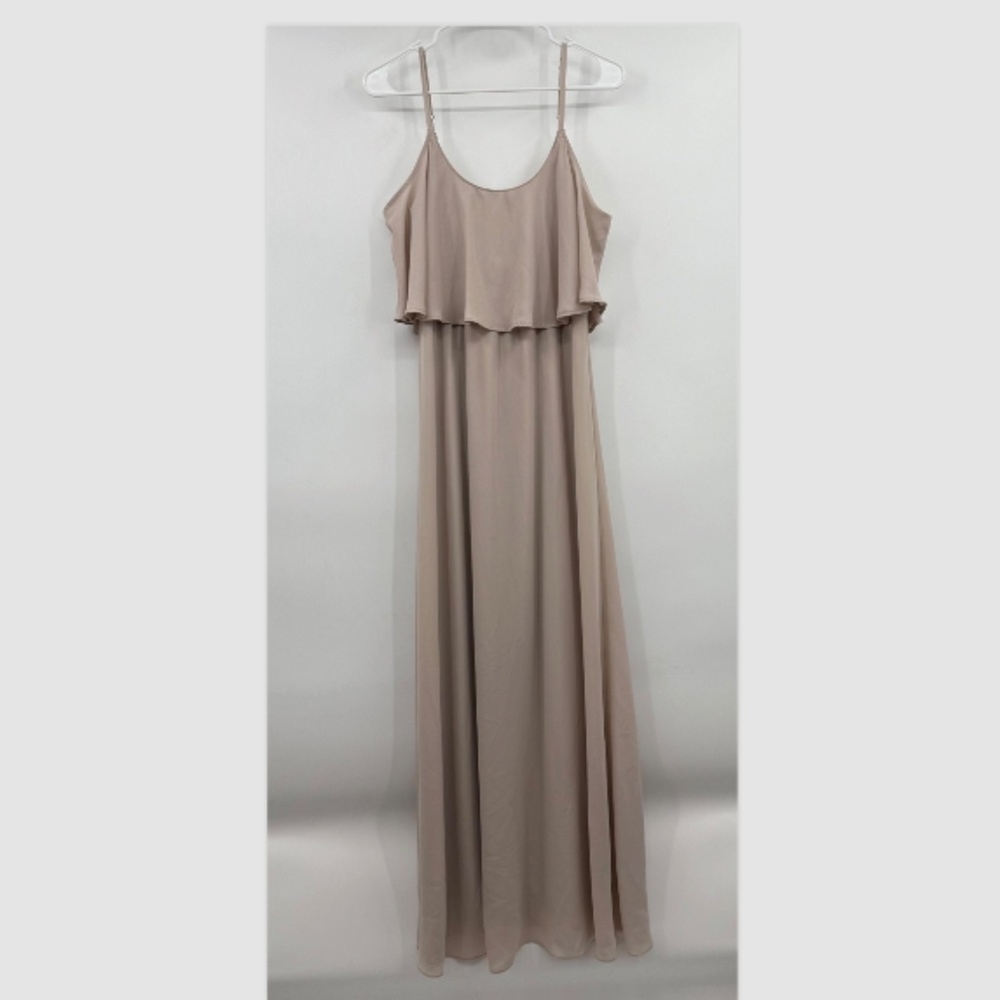 Show Me Your Mumu Dress Women Medium Beige Sleeveless Fairy Maxi Neutral Boho